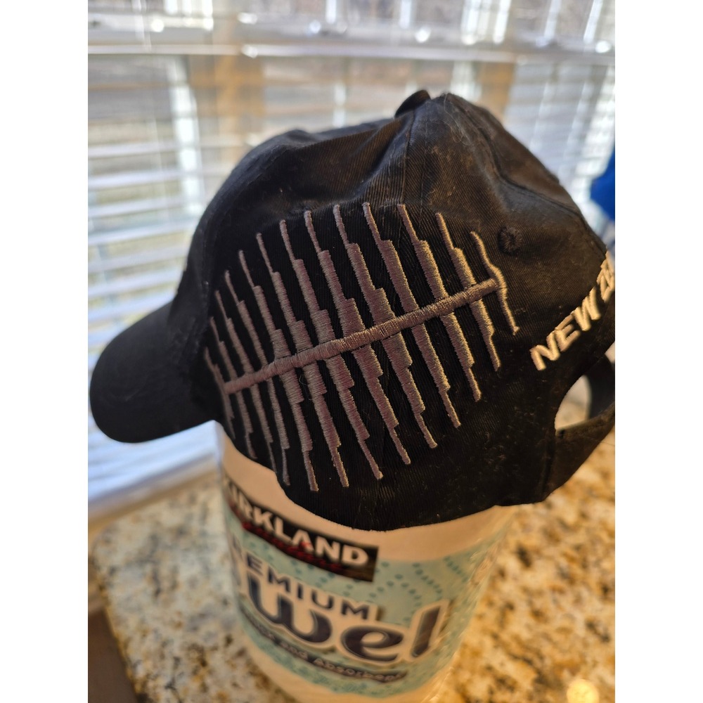 Rugby World Cup 2011 New Zealand Hat Black Embroidered All Blacks Rugby Original - Picture 2 of 5
